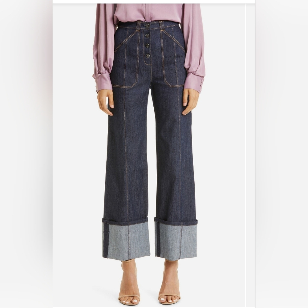 Cinq a Sept Cuff Jeans